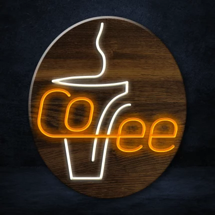 Add a touch of style to your coffee shop or home kitchen with the Hot Coffee LED Neon Sign