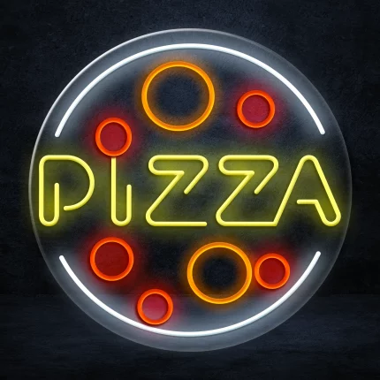 Make a statement with the Pizza Place LED Neon Sign. Featuring long-lasting LED lights and a durable acrylic frame