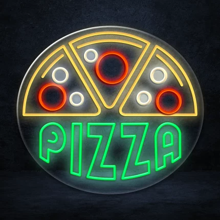 Add some fun to your pizza party with our Pizza Slices LED Neon Sign.