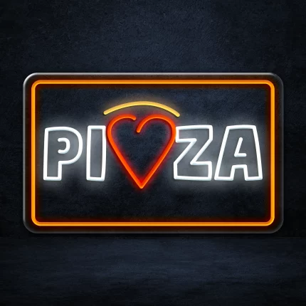 Show your love for pizza with our I Love Pizza LED Neon Sign.