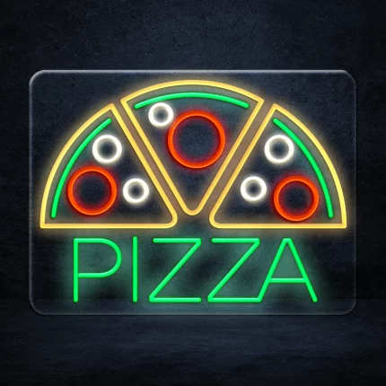 Add a touch of deliciousness to your pizza restaurant or home kitchen with the Delicious Pizza LED Neon Sign.
