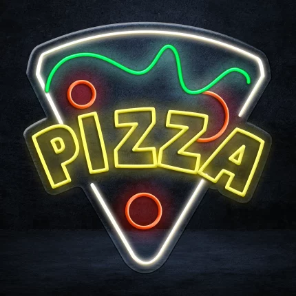 Add some flavor to your space with our Pizza Slice LED Neon Sign