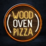 Bring a touch of Italy to your pizza restaurant or home kitchen with the Wood Oven Pizza LED Neon Sign.